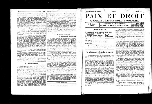 Paix et Droit.  (01/02/1932)